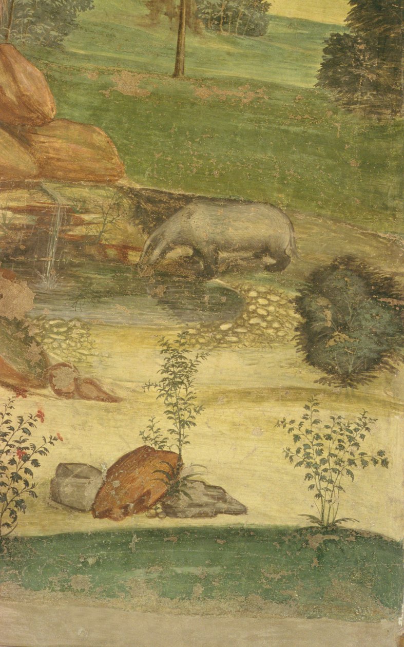 Aziz Benedict'in Hayatı (detay) by L. and Sodoma, G. Signorelli