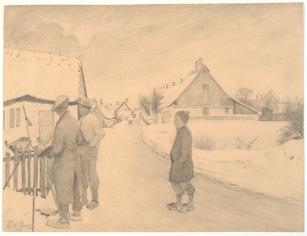 Köydeki ressam by Laurits Andersen Ring