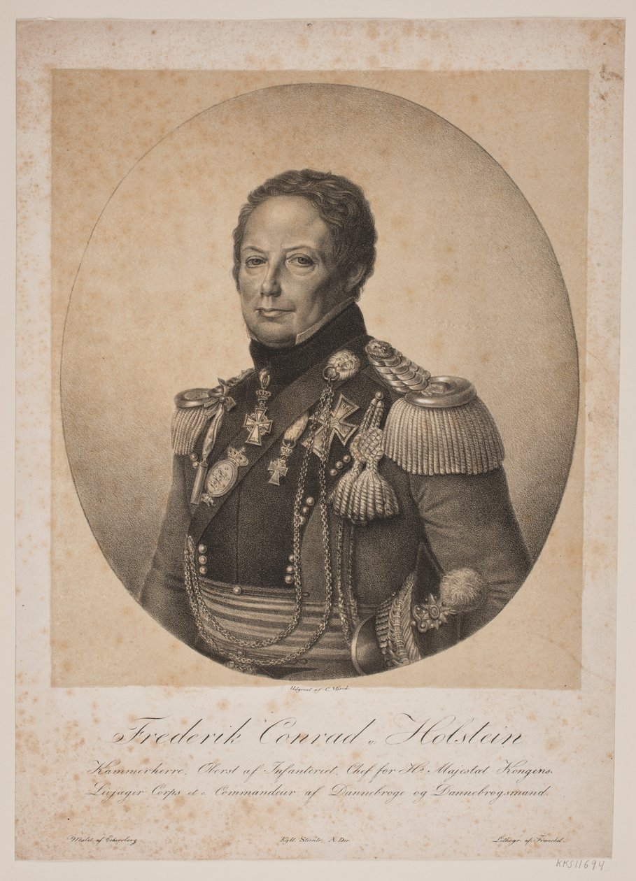 Frederik Conrad Holstein by L. Frænckel