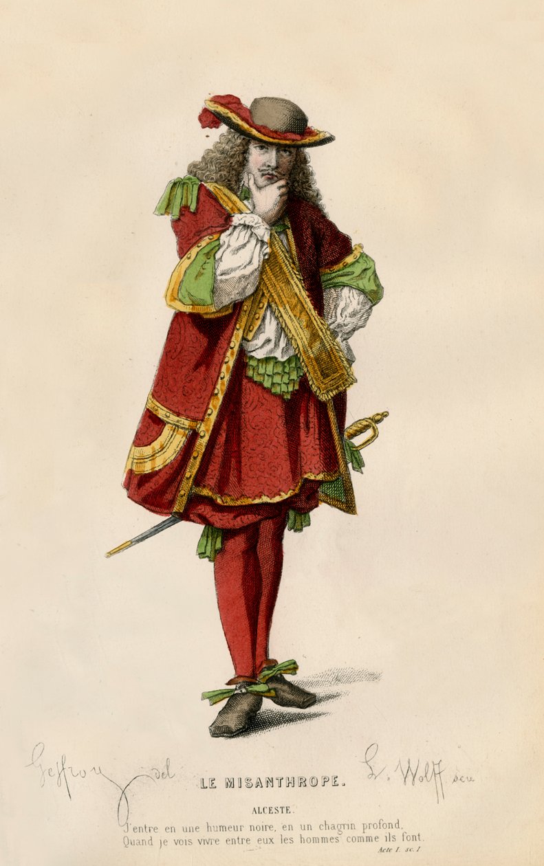 Alceste, 1868. by L. Wolff
