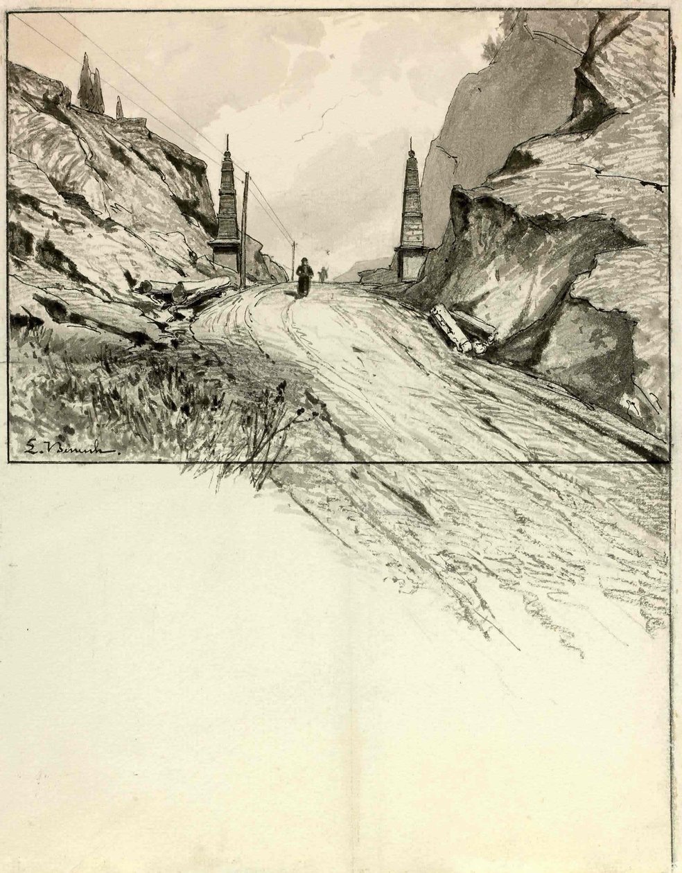 Ljubeljski prelazn by Ladislav Benesch