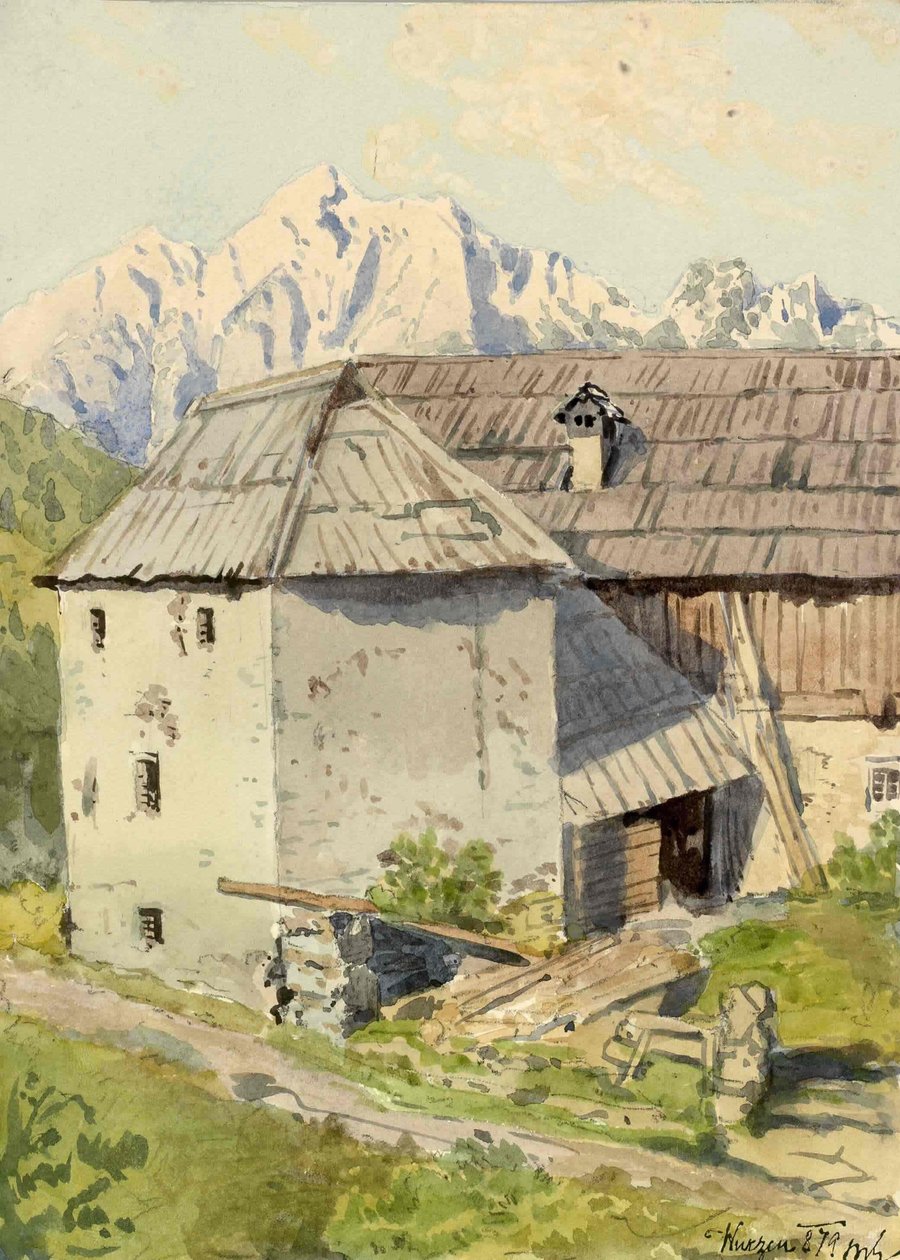 Arka planda Ponco ile Podkoren by Ladislav Benesch