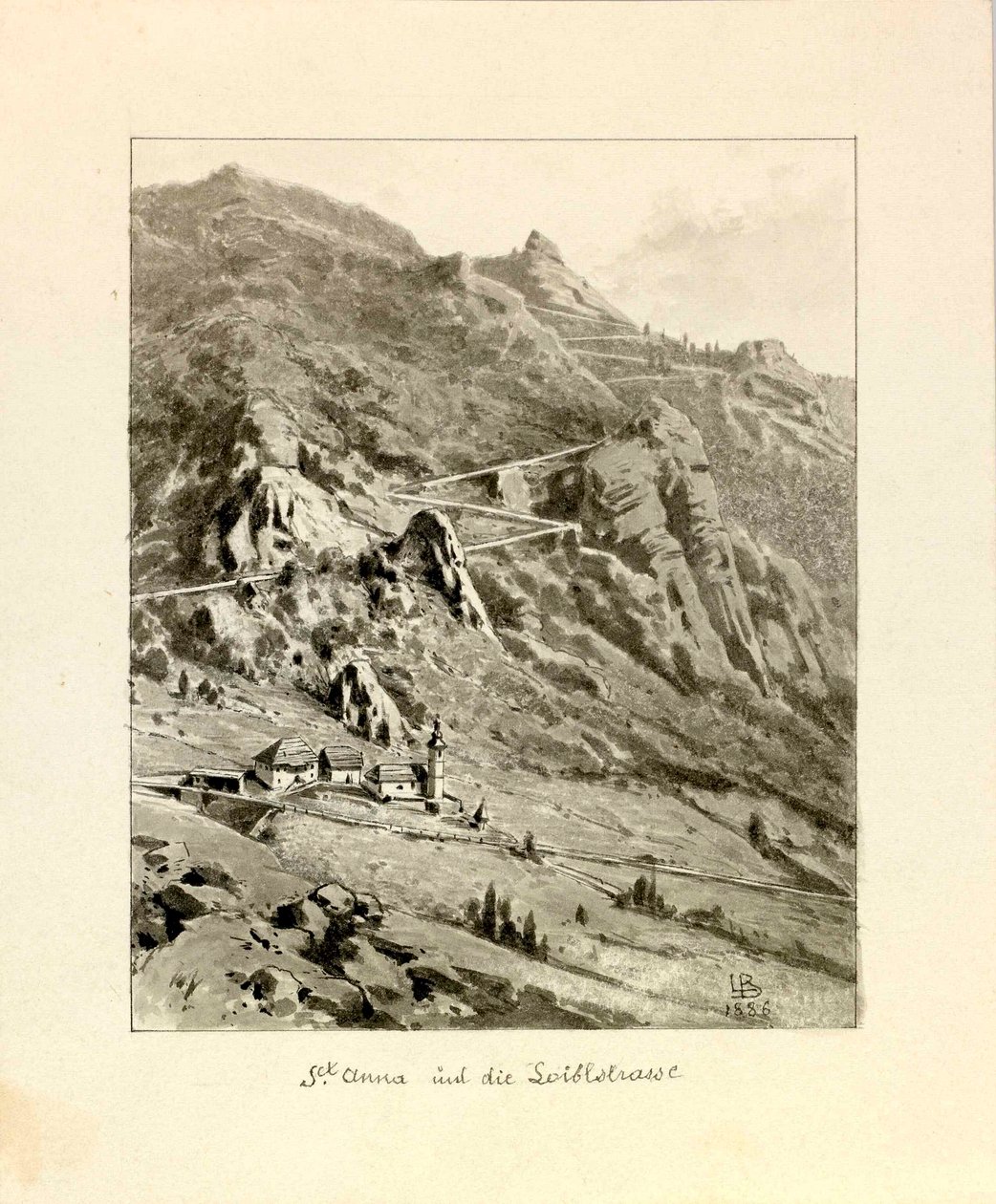 St. Ano ve aşk serpantin by Ladislav Benesch