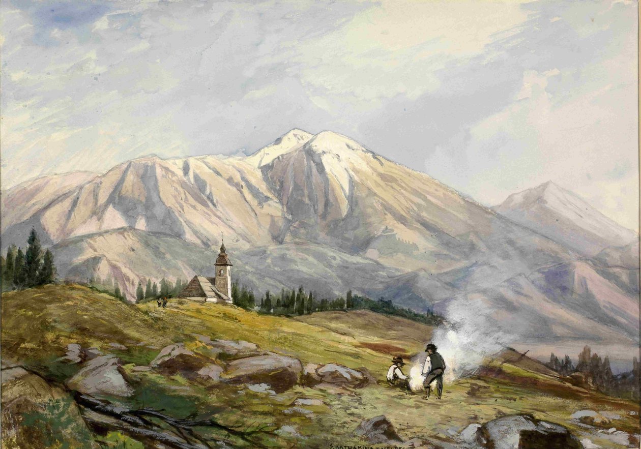 Sv. Bledun yakın Katarina nad Zasipom by Ladislav Benesch