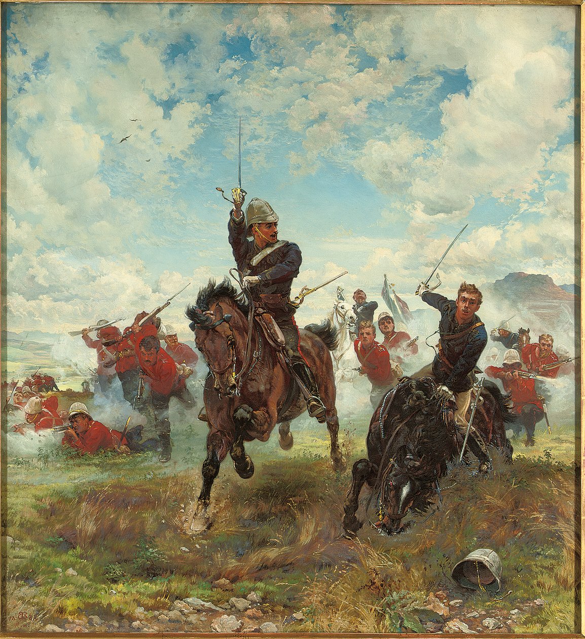 Floreat Etona!, 1882 by Lady Butler