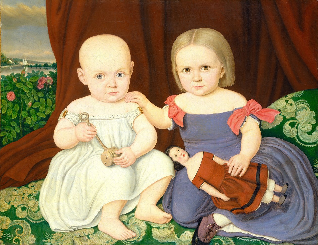 Herbert Çocukları, 1857. by Lambert Sachs