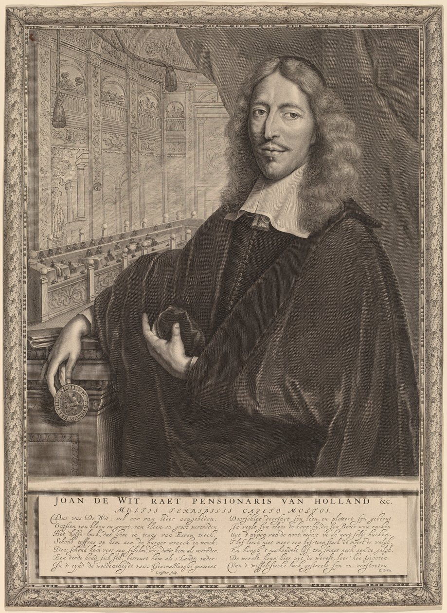 Jan de Witt by Lambert Visscher