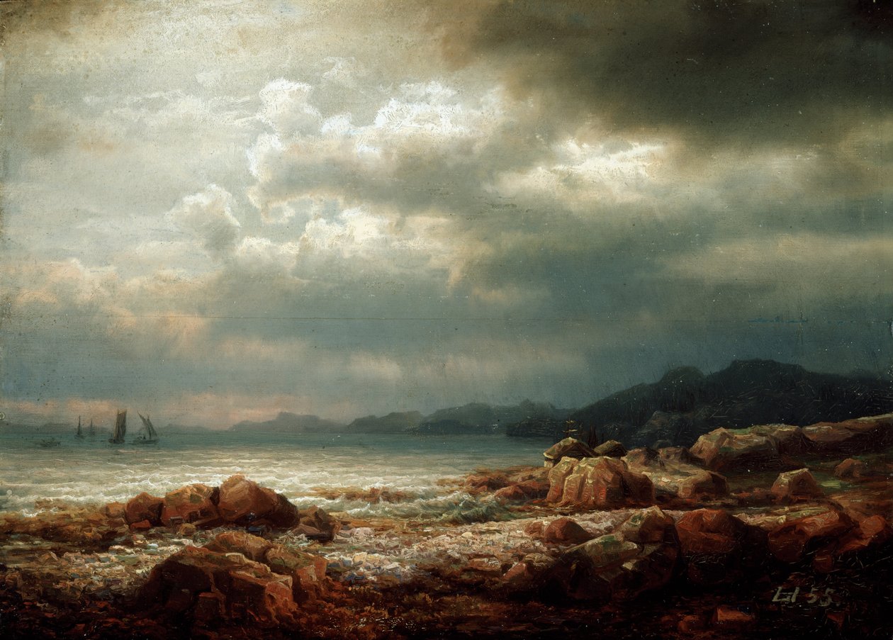 Sahil Manzarası by Lars Hertervig