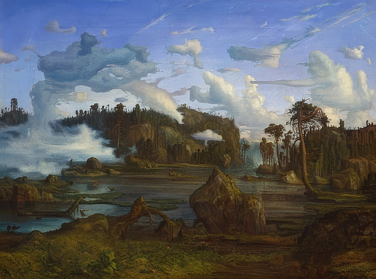on yap. 1865 by Lars Hertervig
