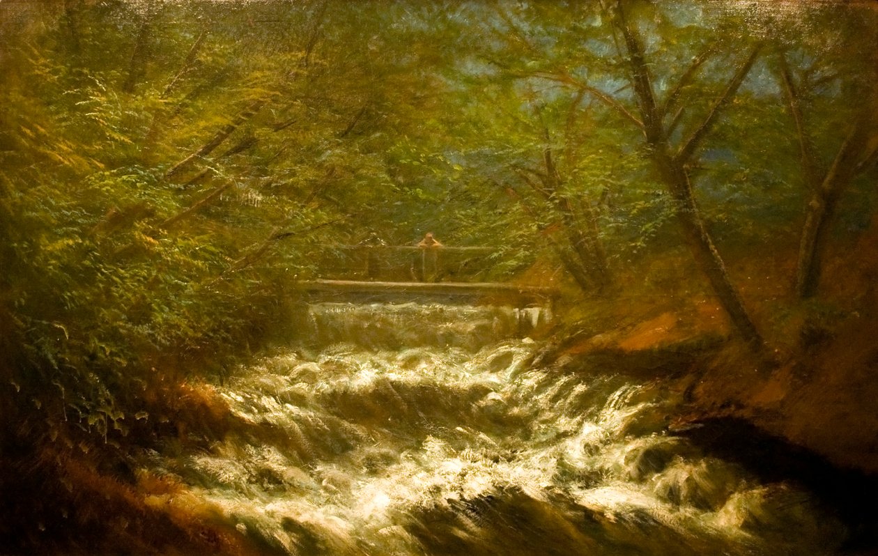 Zugo patak hiddalnİngilizce: Brawling_Brook_with_Bridgen by Laszlo Mednyanszky