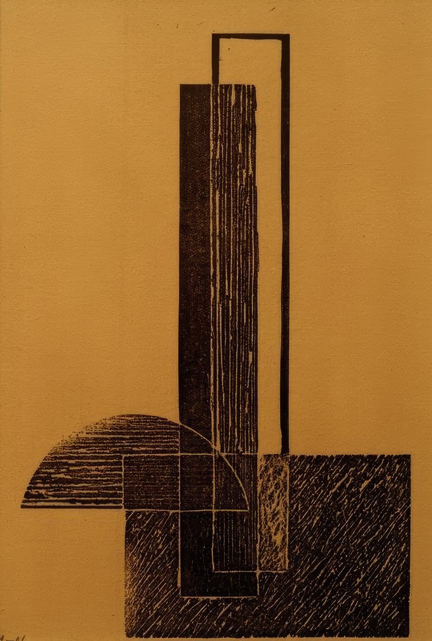 İsimsiz (Yapılandırmacı Kompozisyon) by Laszlo Moholy Nagy