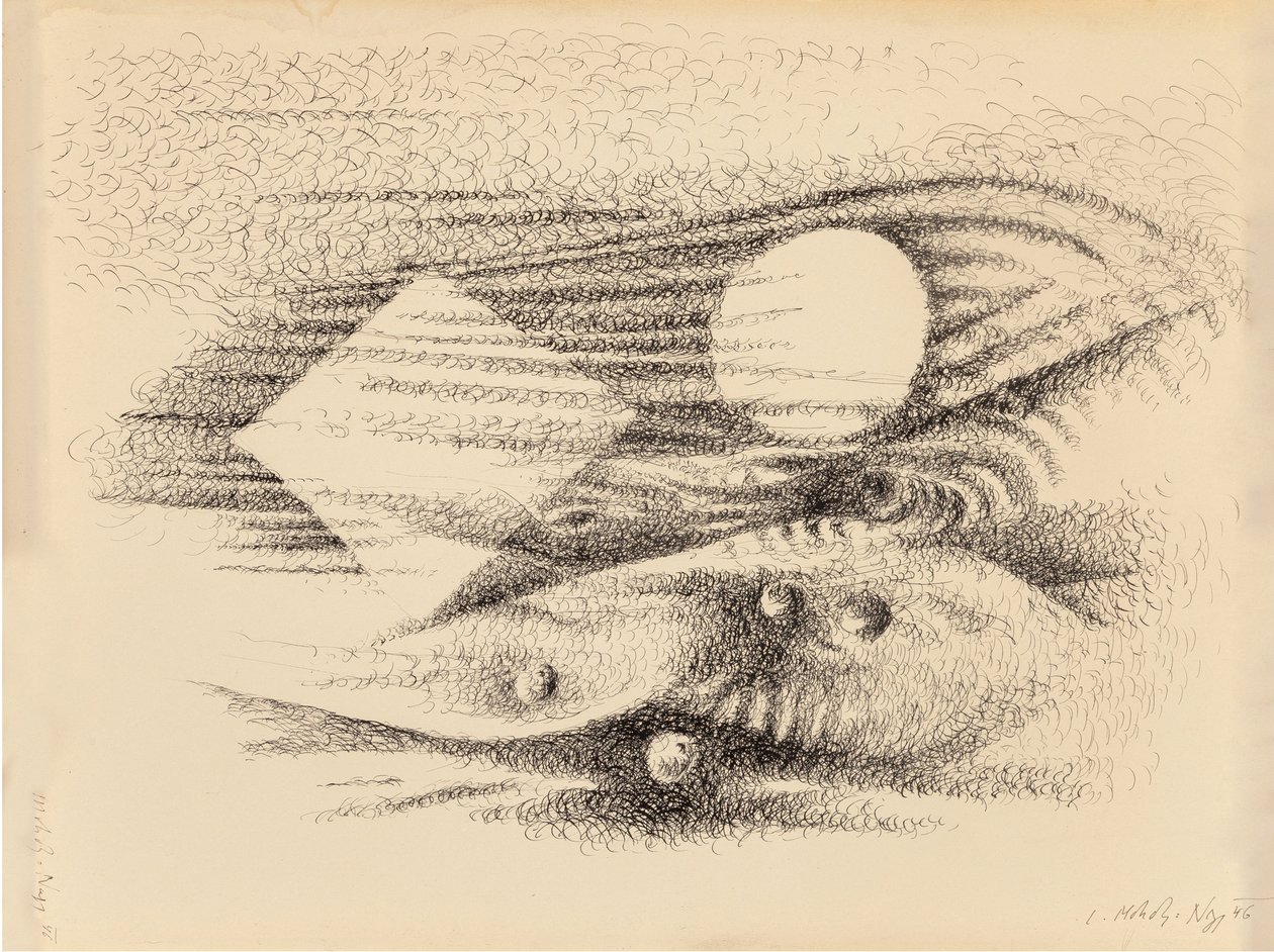 Ritmik Dalga, 1946. by Laszlo Moholy Nagy