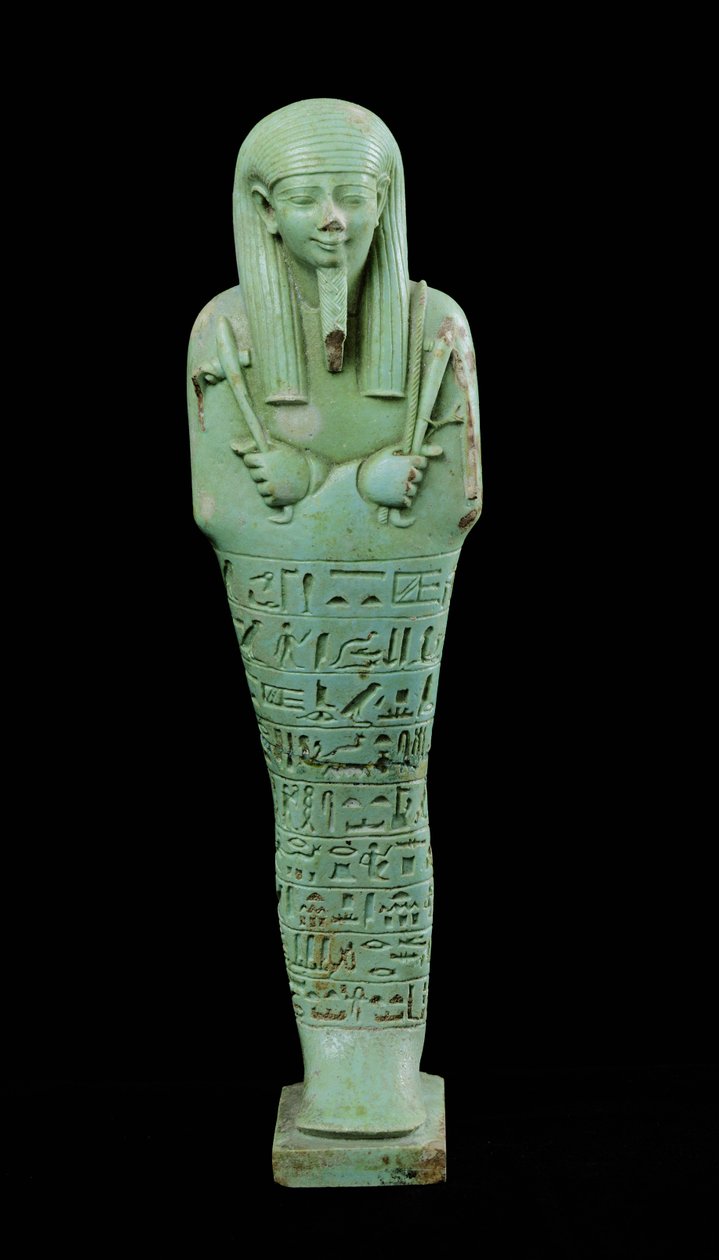 Shabti figürü (fayans) by Late Period Egyptian