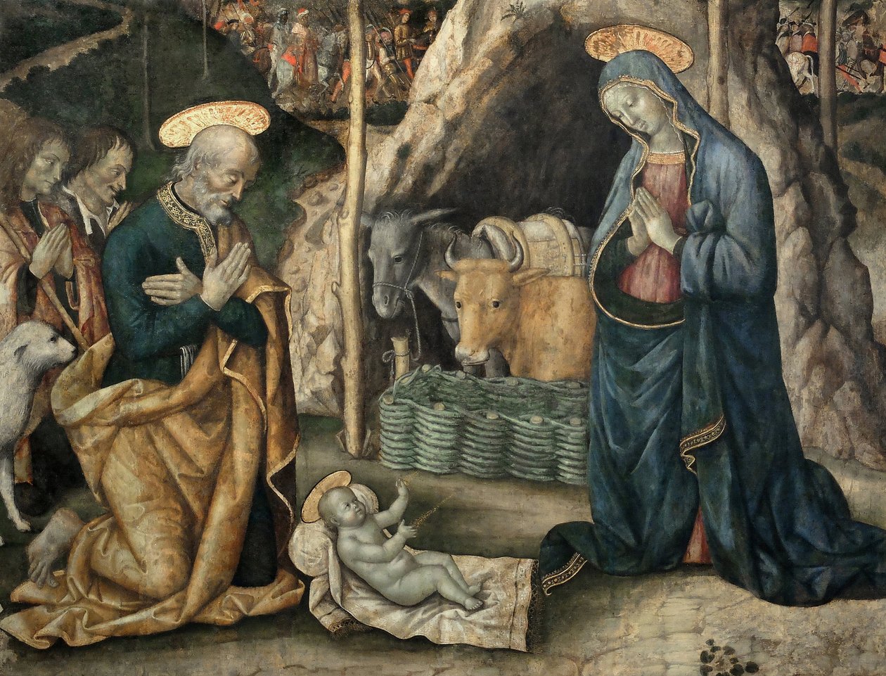 Doğuş, detay by Lattanzio Da Foligno
