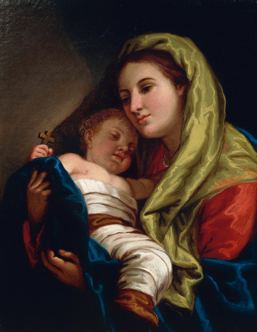 Madonna ve Çocuk, Lattanzio Querena (1768-1853). by Lattanzio Querena