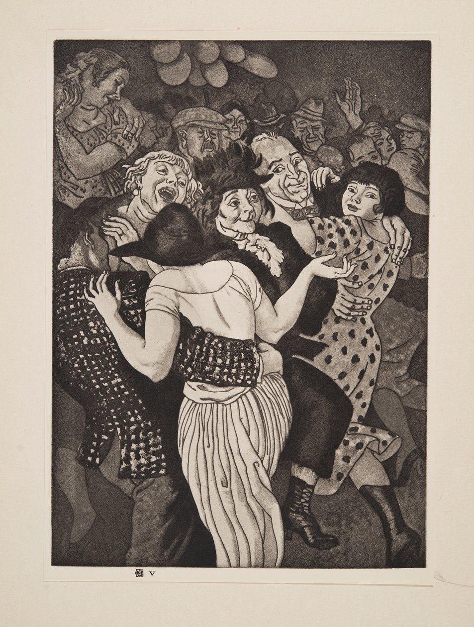 Biraz Tatil, bar. 1925. by Laura Knight