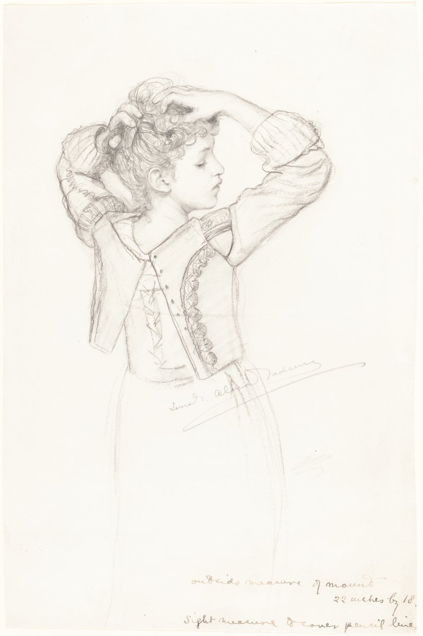 Genç Kız Giydirme by Laura Theresa Alma Tadema