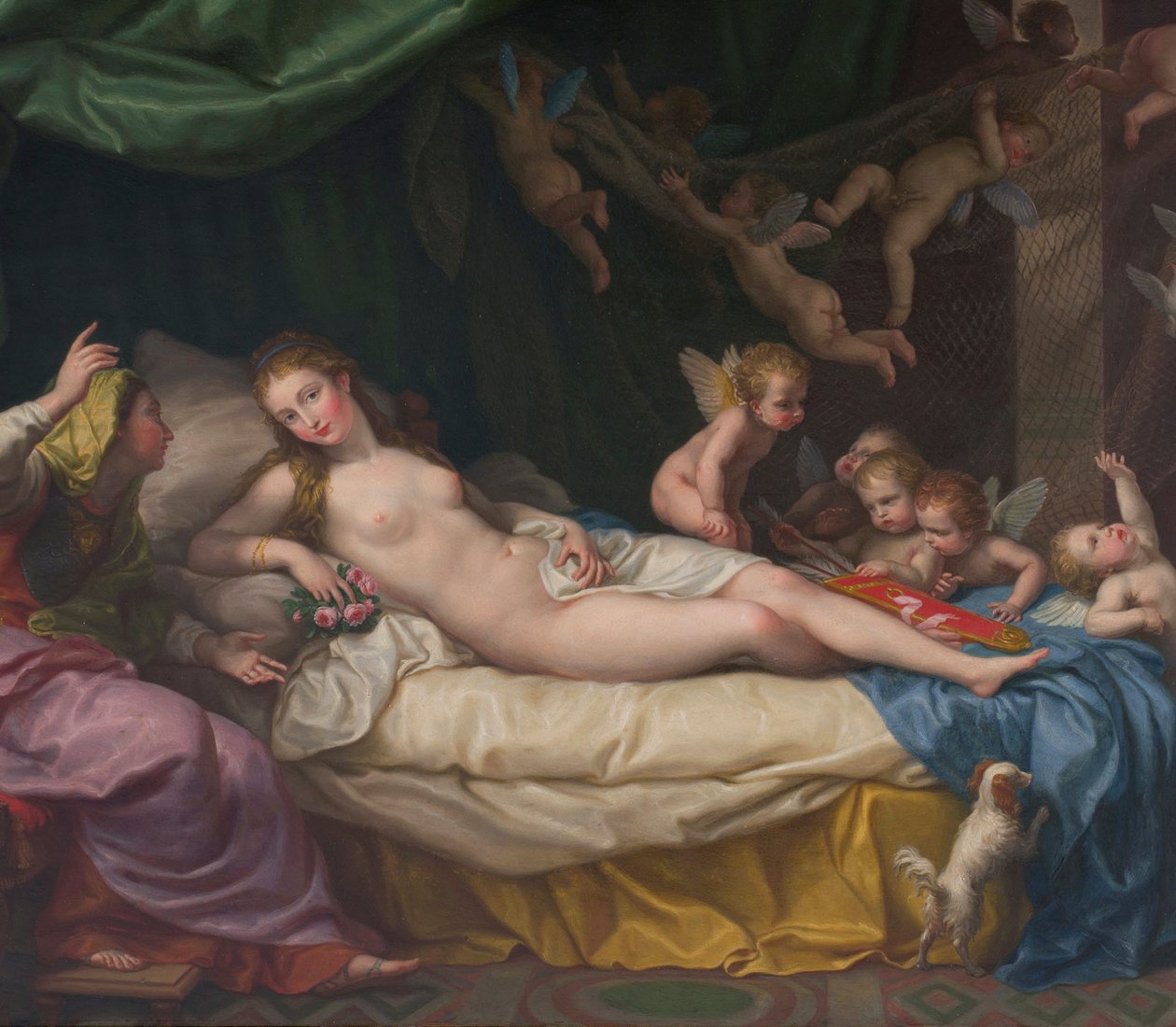 Venüs ve Minerva, 1794. by Laurent Pecheux