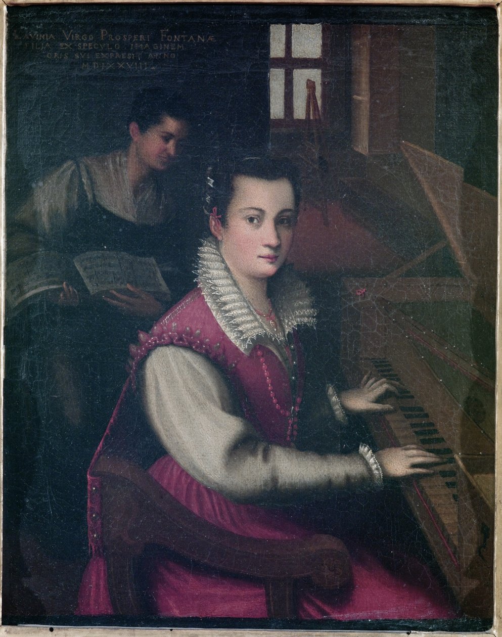 ಸ್ವಯಂ ಭಾವಚಿತ್ರ, 1578 (ತೈಲ ಇಲ್ಲ ಕ್ಯಾನ್ವಾಸ್) ಟರ್ಕ್ by Lavinia Fontana
