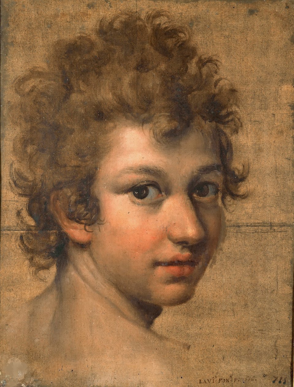 Bir çocuğun portresi. by Lavinia Fontana