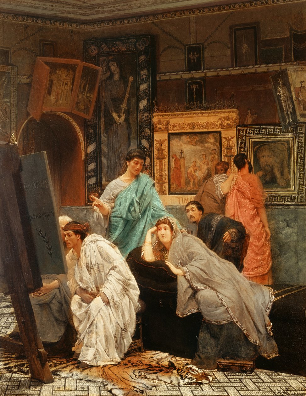 Augustus Döneminde Bir Resim Koleksiyoncusu, 1867 by Lawrence Alma Tadema
