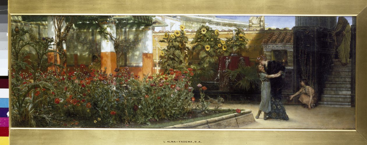 Bir Roma Bahçesi Köşesi, 1878 by Lawrence Alma Tadema