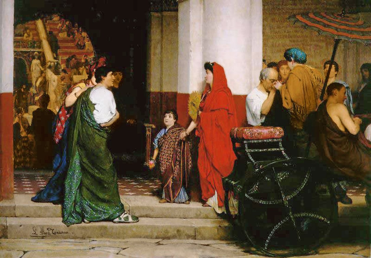 Bir Roma Tiyatrosunun Girişi, 1866 by Lawrence Alma Tadema