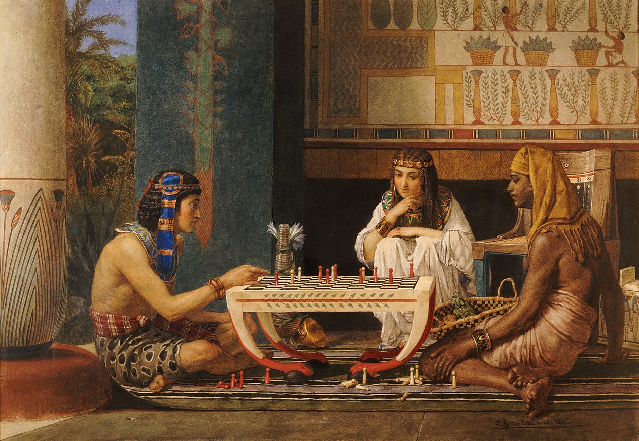 Mısırlı Satranç Oyuncuları, 1868 by Lawrence Alma Tadema