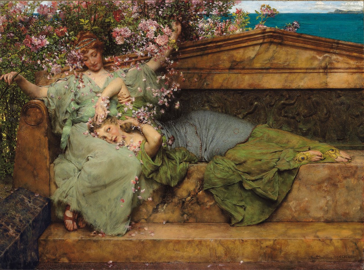 Bir Gül Bahçesinde, by Lawrence Alma Tadema