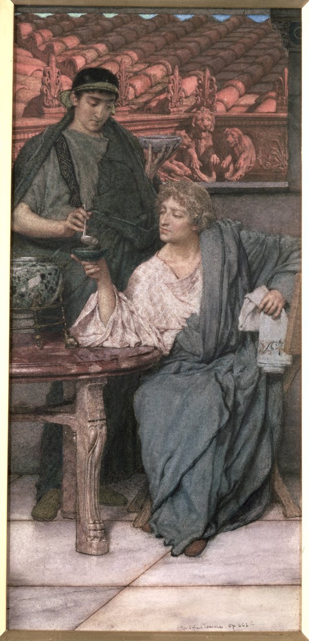 Roma Şarap Tadımcıları by Lawrence Alma Tadema