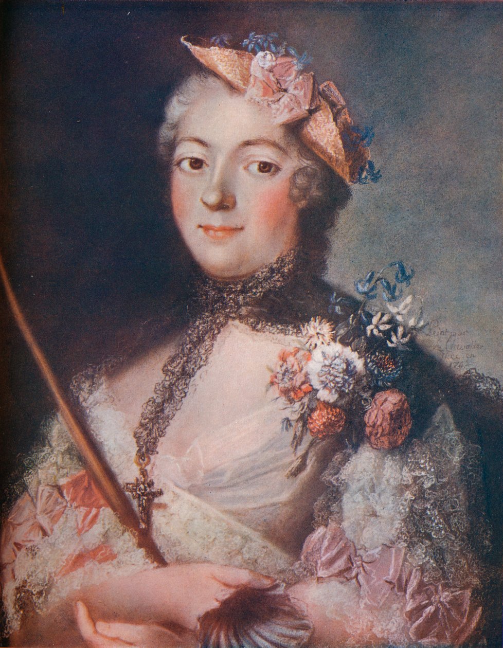 'Bir Hanımefendinin Portresi', 18. yüzyıl by Le Chevalier