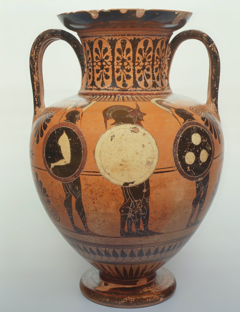 Siyah figürlü amfora, MÖ 515-490 (seramik) by Leagros Group