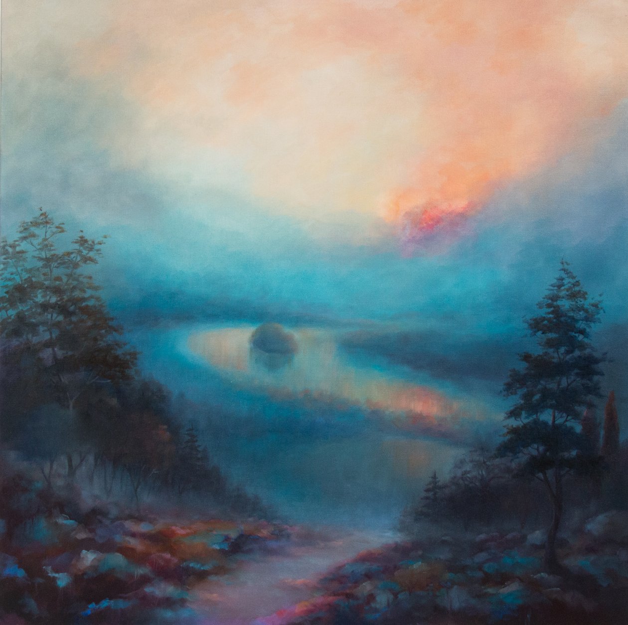 puslu mavi, 2017, by Lee Campbell