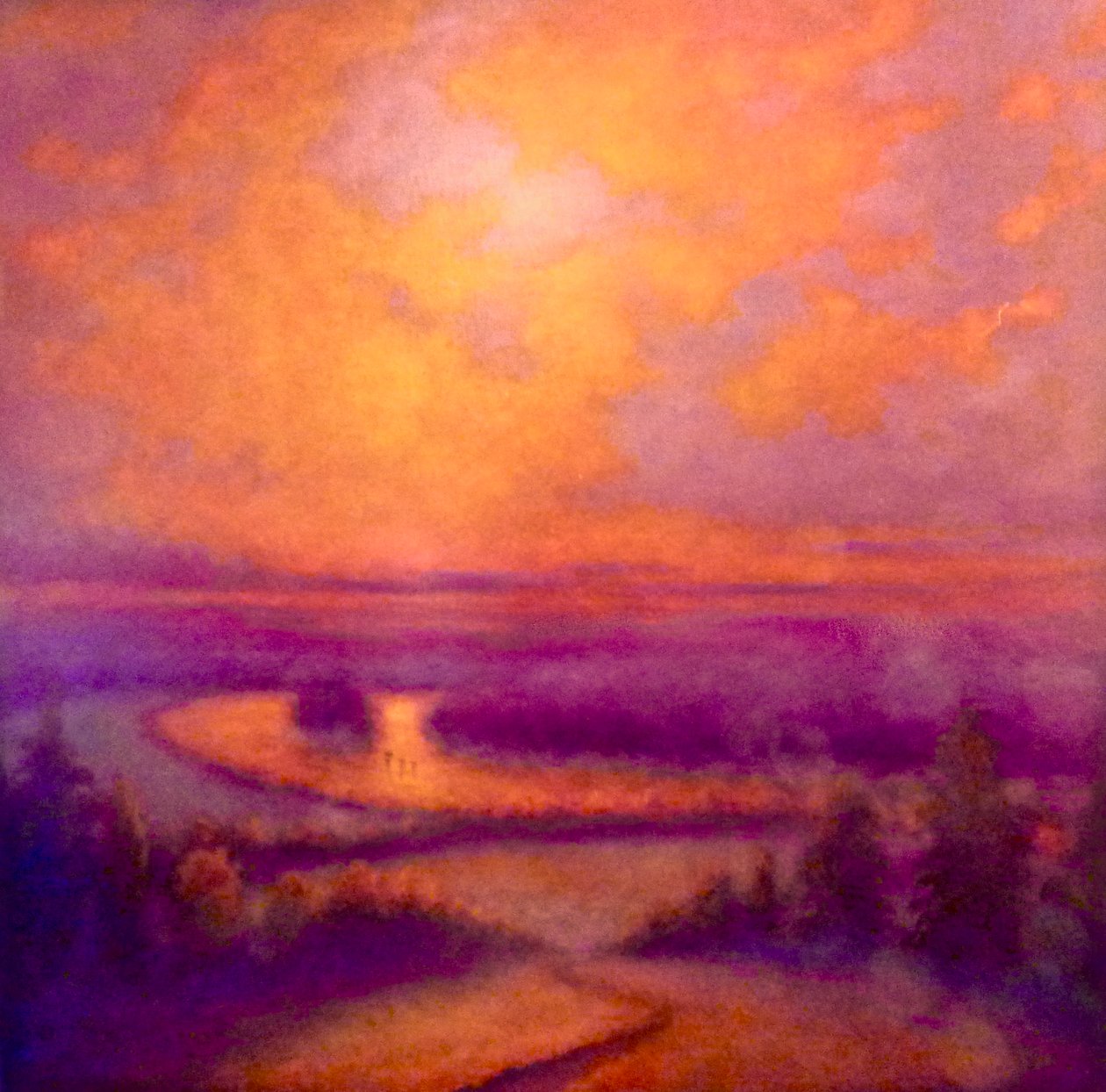 Thames Glow, 2023 by Lee Campbell