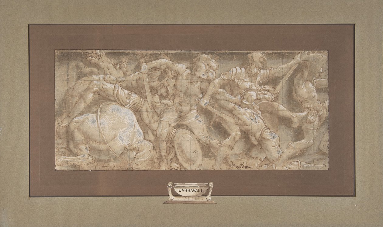 Savaş Sahnesi, 1511-87. by Lelio Orsi