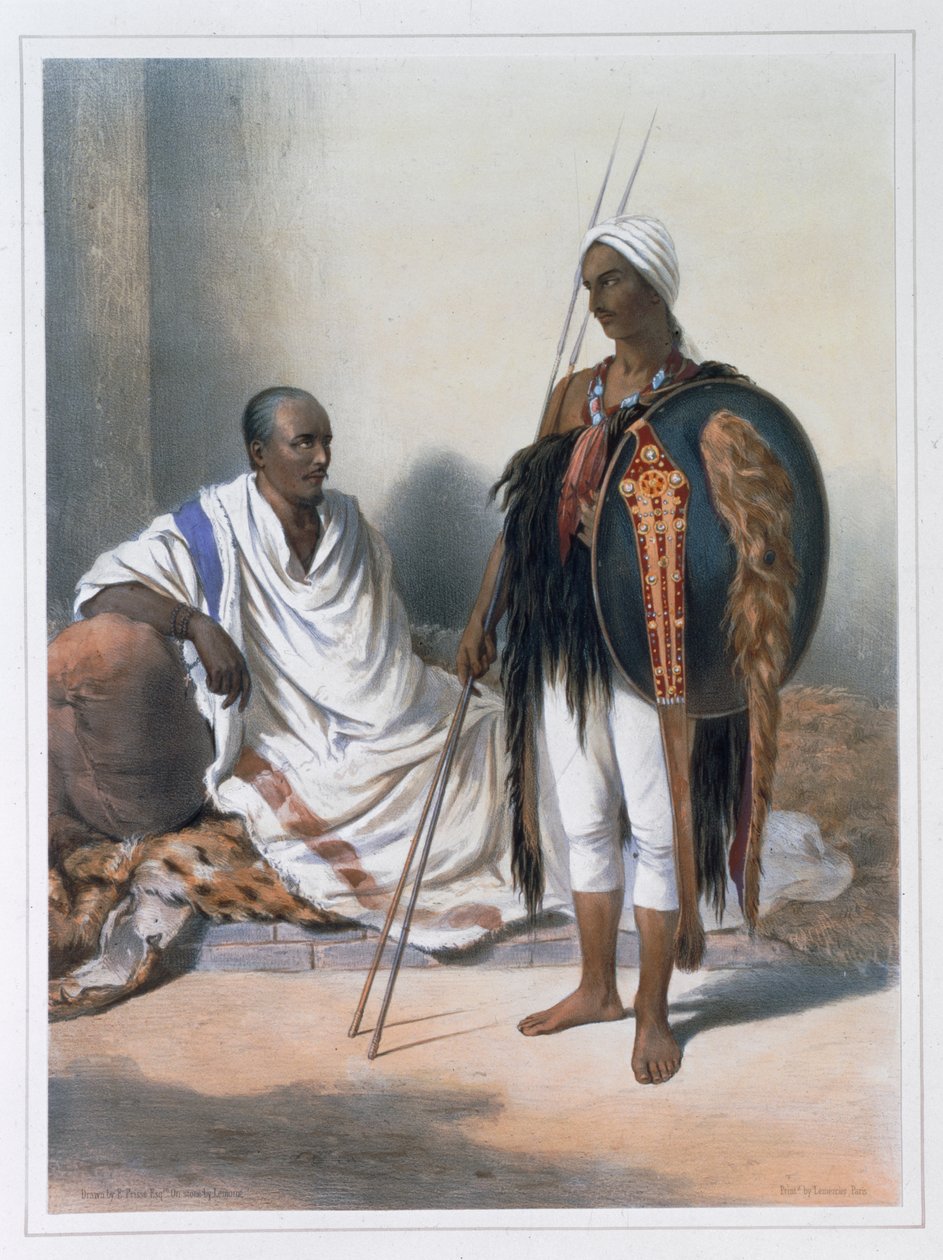 Habeş rahip ve savaşçı, 1848 by Lemoine
