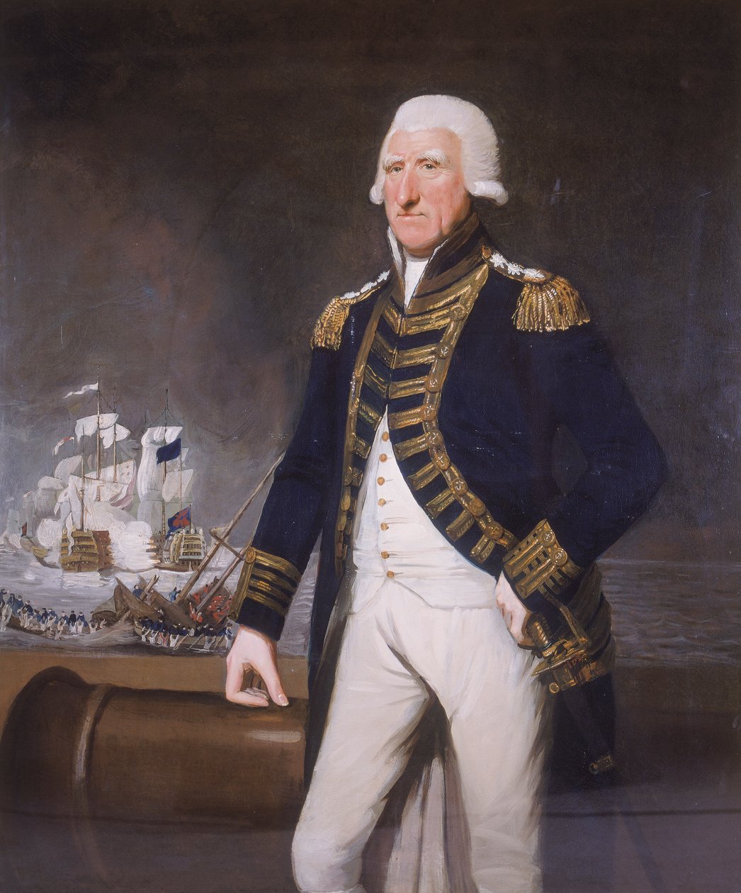 Samuel, İlk Vikont Hood, c1794 by Lemuel Francis Abbot
