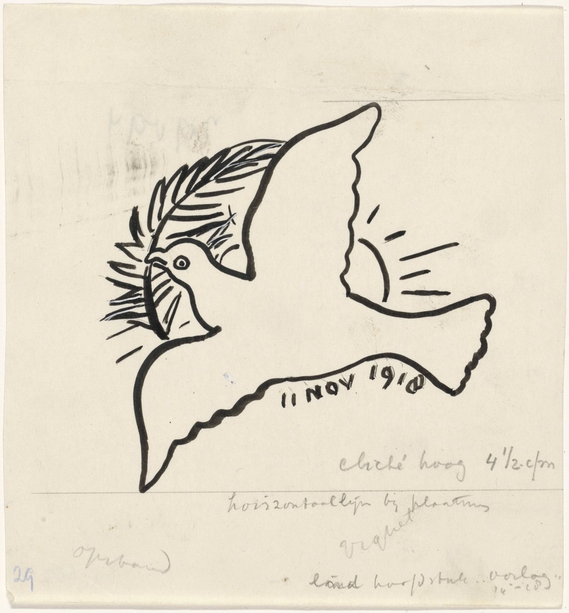 barış güvercini by Leo Gestel
