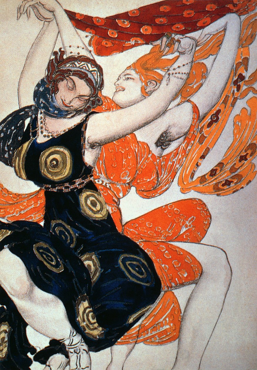 Operatif kostüm tasarımları, 1911 by Leon Bakst