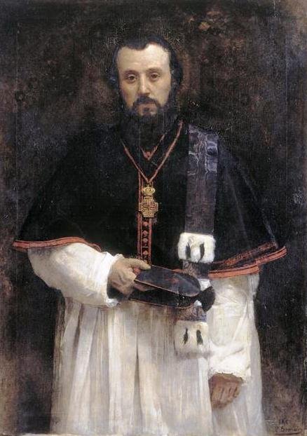 Portrait de labbe Lavigerien by Leon Joseph Florentin Bonnat