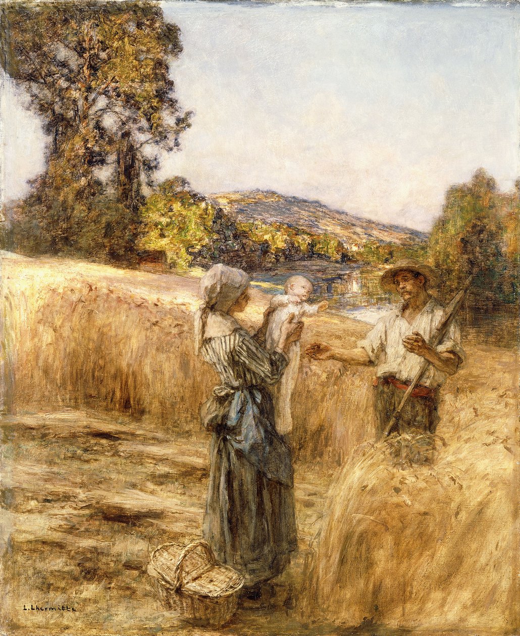 Akşam yemeği, by Leon Augustin Lhermitte