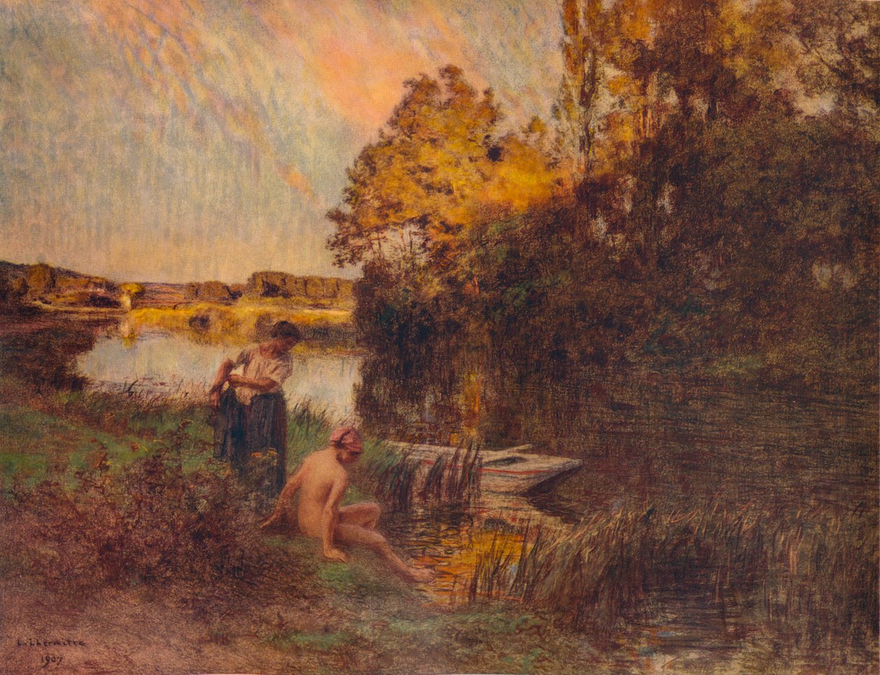 Banyocu, 1907, 1938 by Leon Augustin Lhermitte