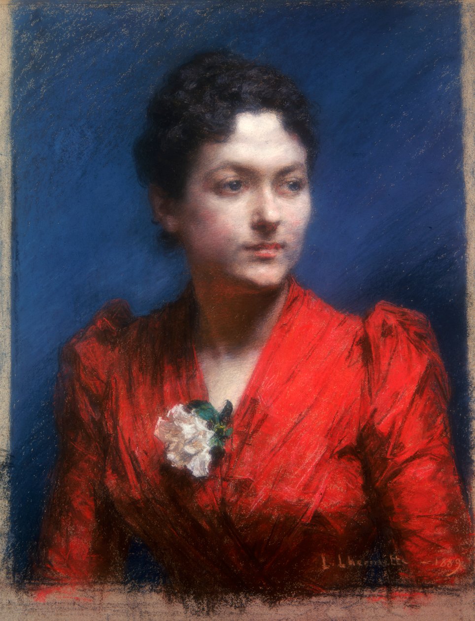 Madam Lambert, 1889 by Leon Augustin Lhermitte