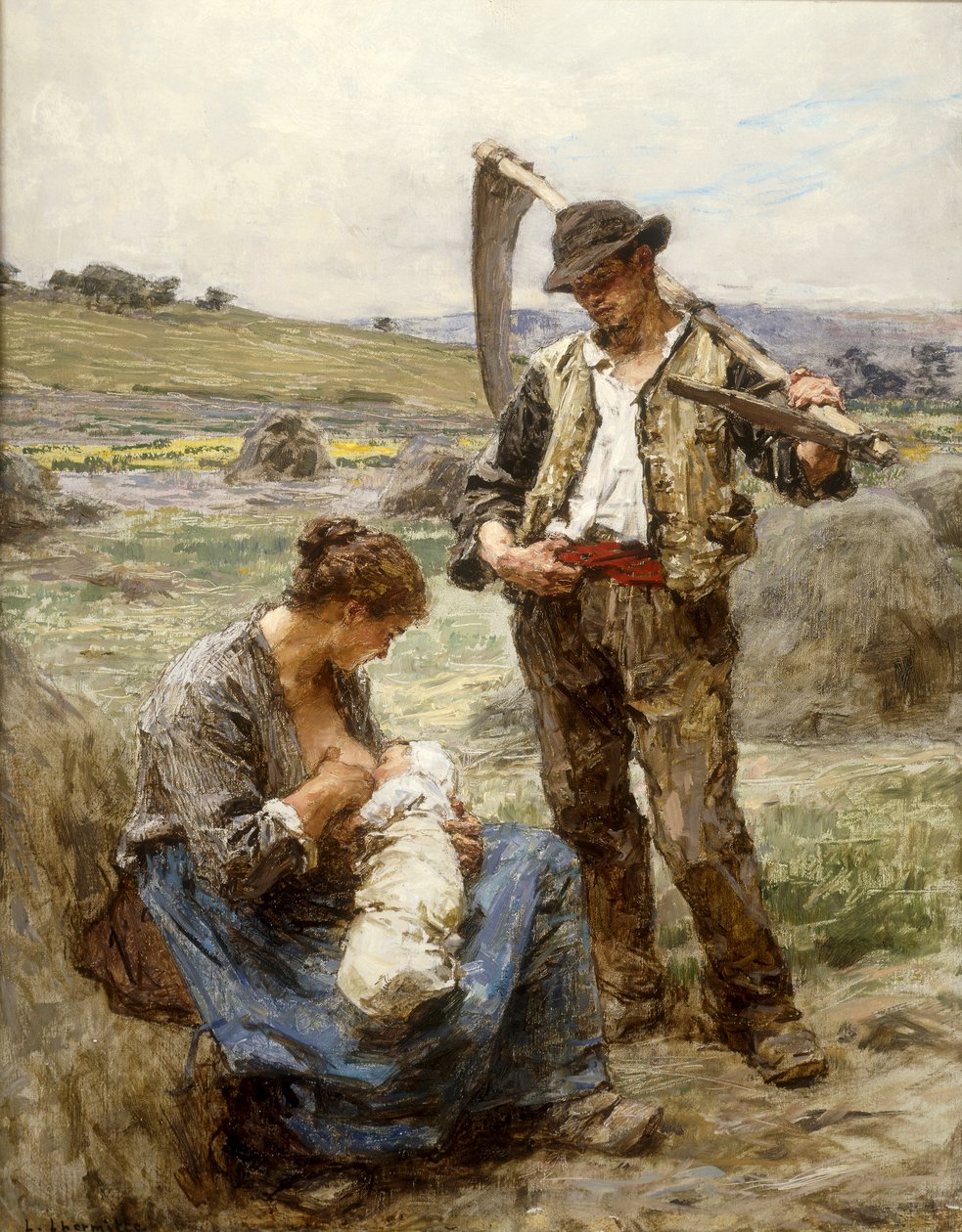 annelik by Leon Augustin Lhermitte