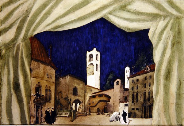 Markiz Avı için Tasarım by Leon Bakst