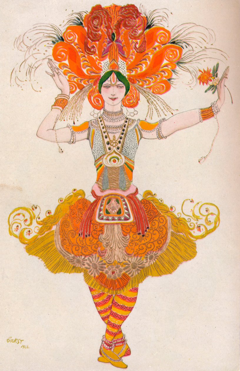 Ateşkuşu, 1922, 1923 by Leon Bakst