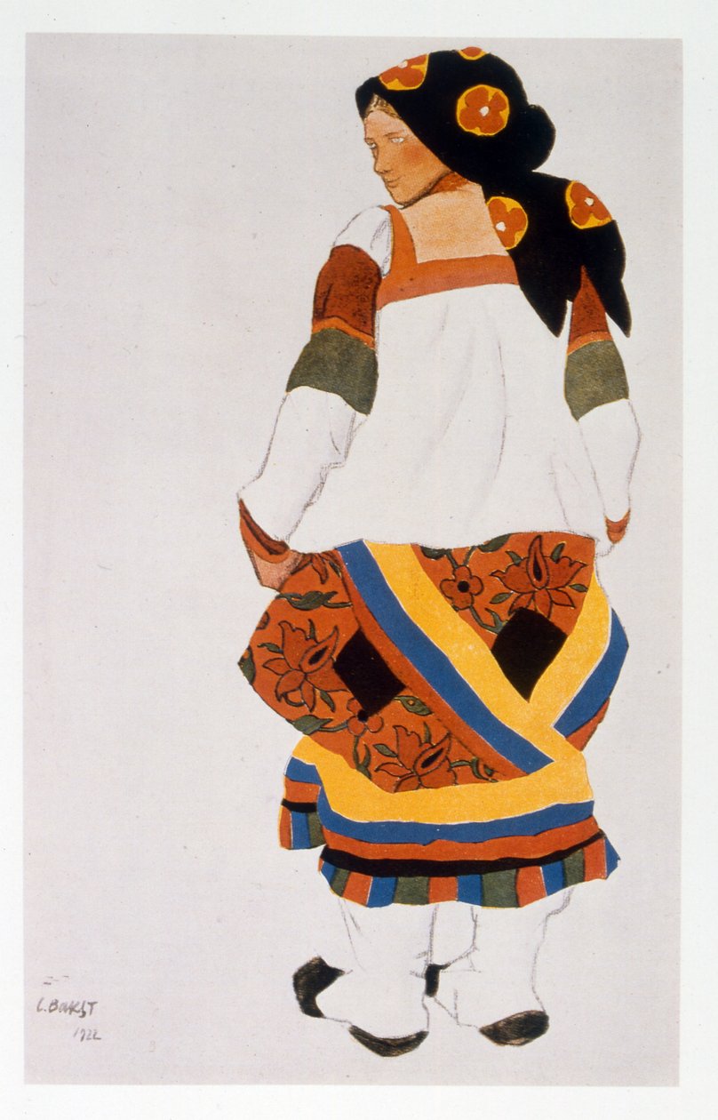 Köylü kadın by Leon Bakst