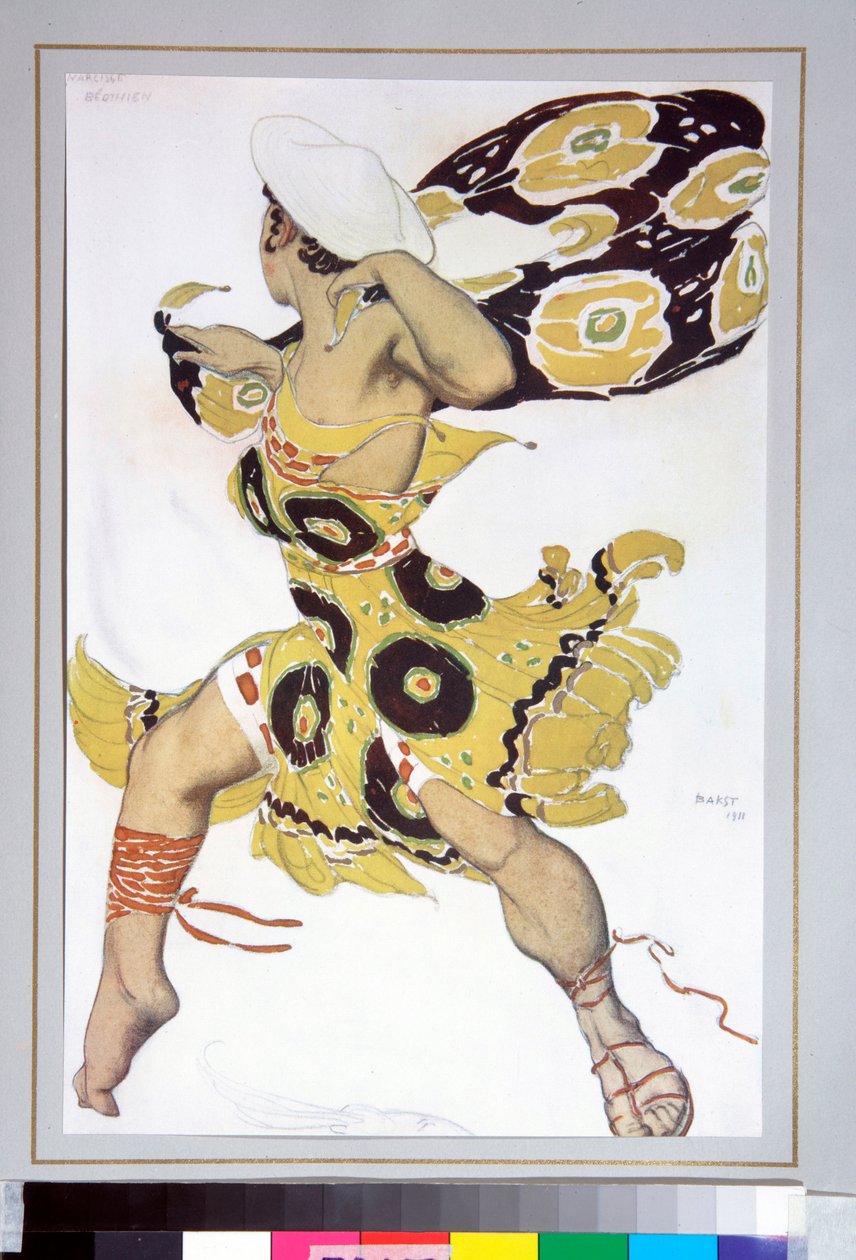 Fobolar. "Nergis" balesi için kostüm by Leon Bakst