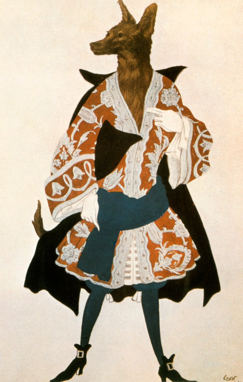 Uyuyan Güzel Kurt, 1921 by Leon Bakst