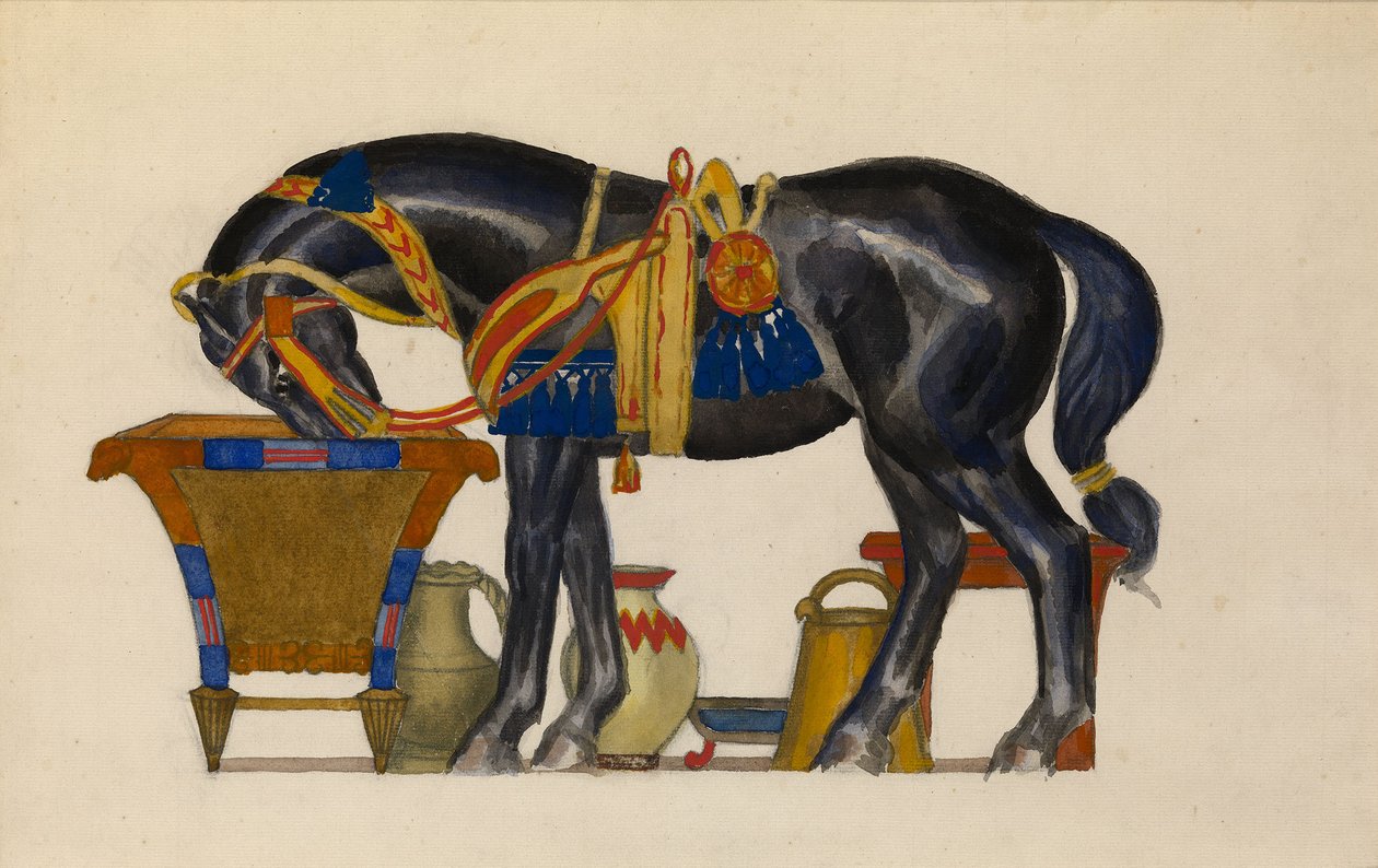 Sulama Atı by Leon Bakst
